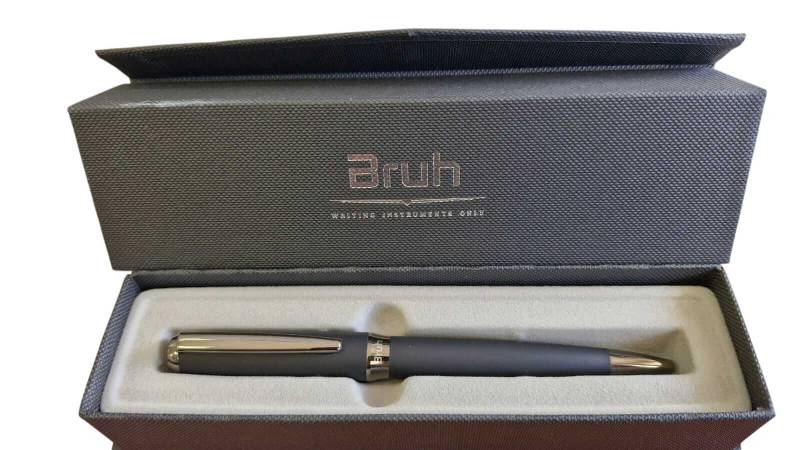 Bolígrafo Bruh En Estuche Munich Efi502 Negro