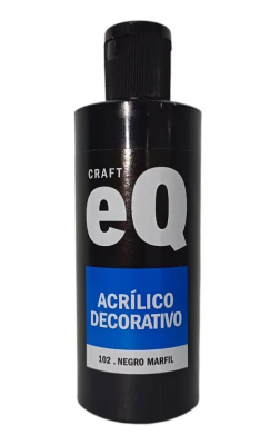 Acrílico Decorativo 102 Eq 150 Cc Negro Marfil