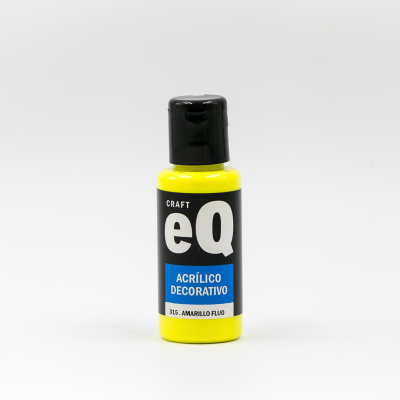 Acrílico Decorativo 315 Eq 50 Cc Amarillo Fluo