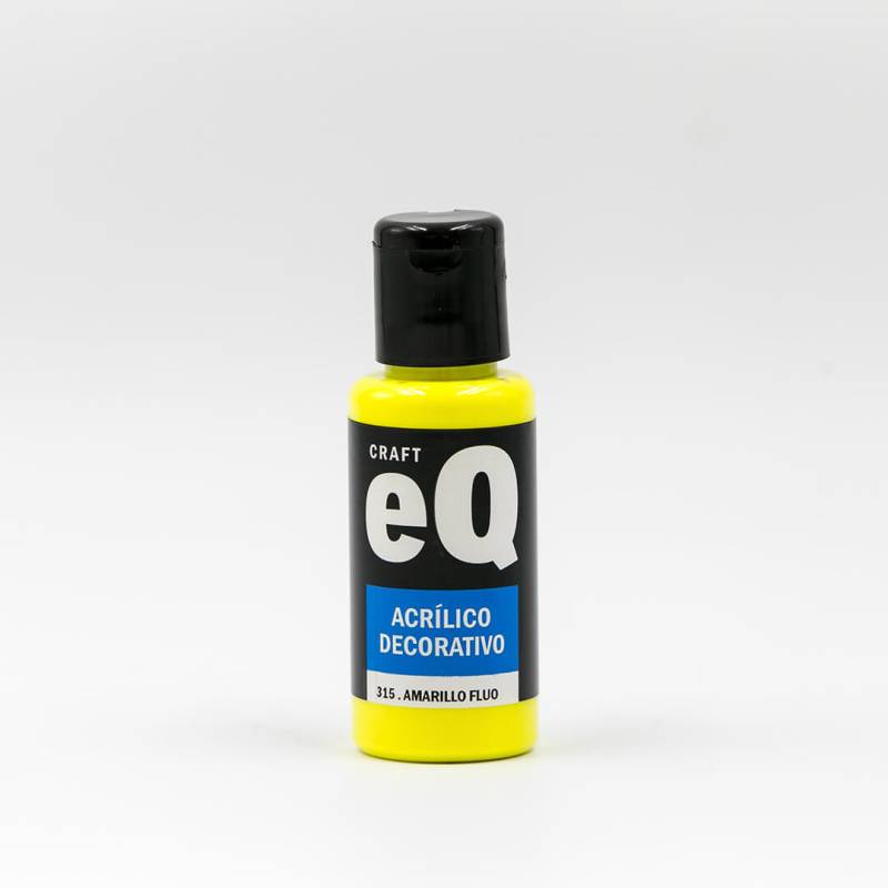 Acrílico Decorativo 315 Eq 50 Cc Amarillo Fluo