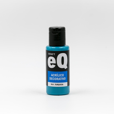 Acrílico Decorativo 414 Eq 50 Cc Turquesa