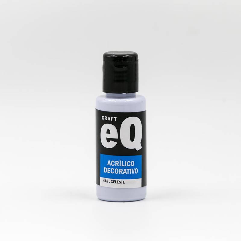 Acrílico Decorativo 418 Eq 50 Cc Celeste