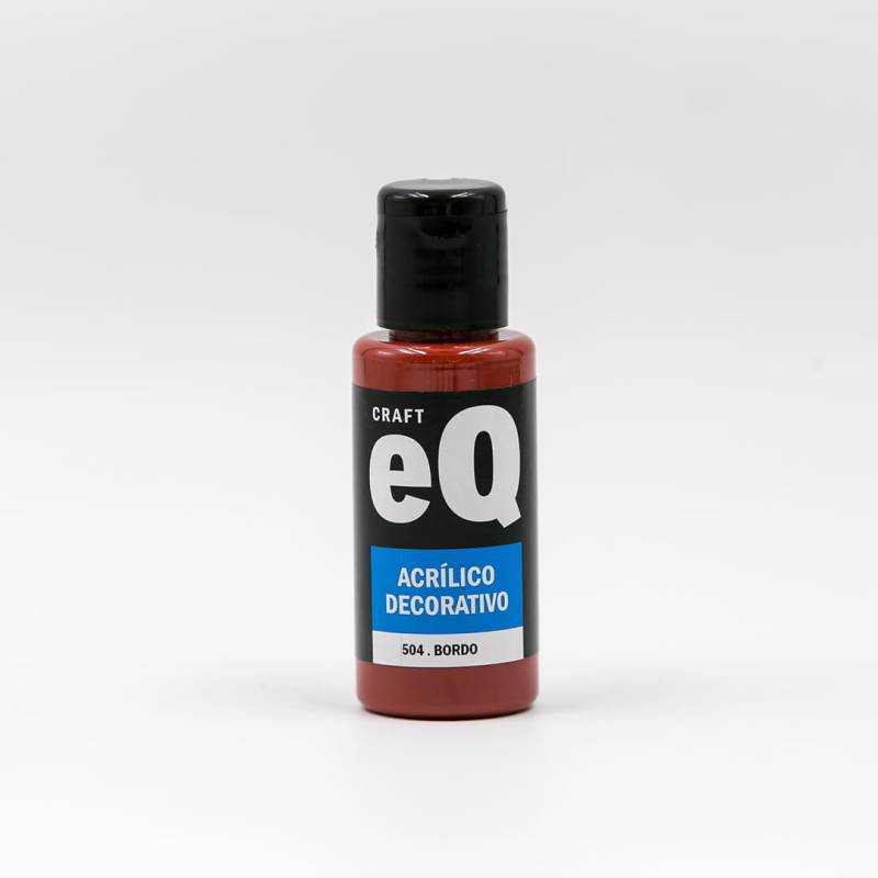 Acrílico Decorativo 504 Eq 50 Cc Bordo