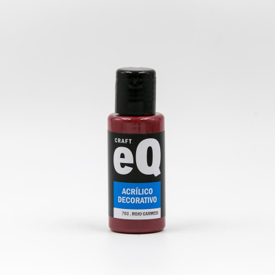 Acrílico Decorativo 703 Eq 50 Cc Rojo Carmesi