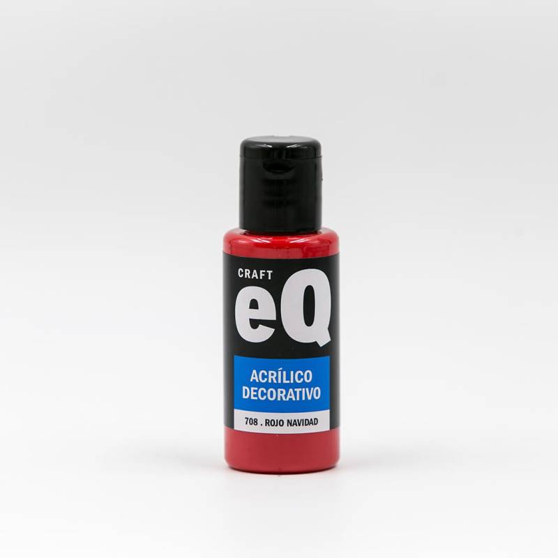 Acrílico Decorativo 708 Eq 50 Cc Rojo Navidad