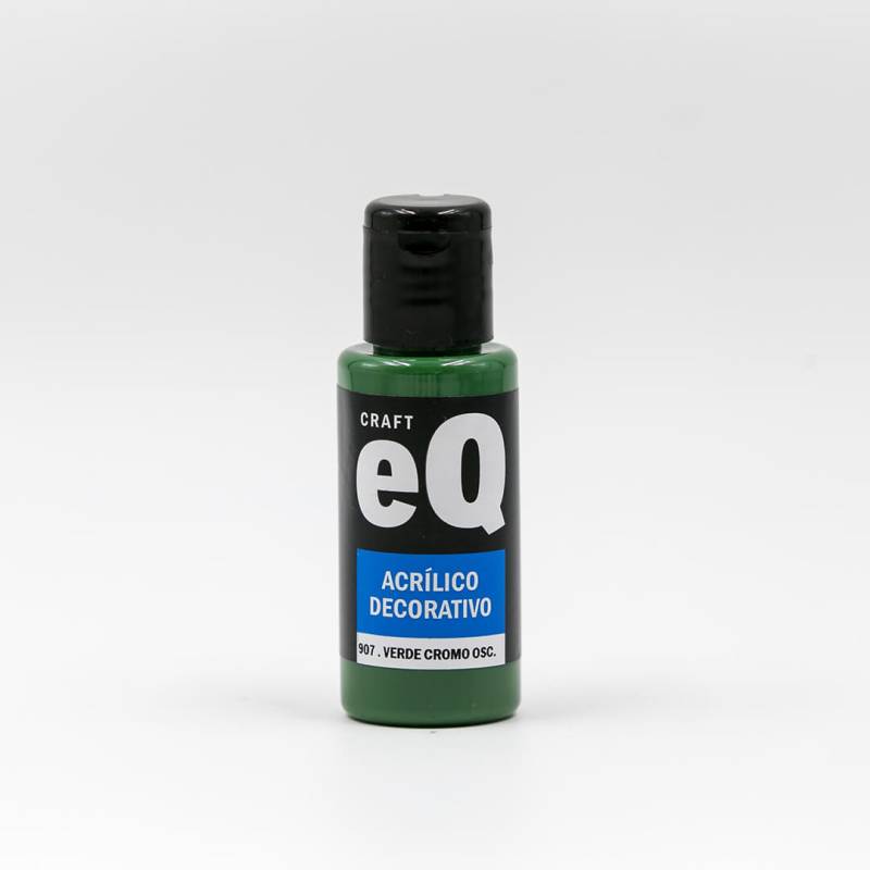 Acrílico Decorativo 907 Eq 50 Cc Verde Cromo Oscuro