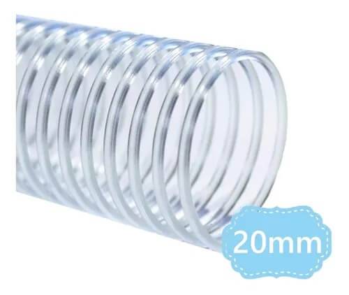Espirales Plásticos Oficio Ø 2.0 Cm Paq X 50 Unid