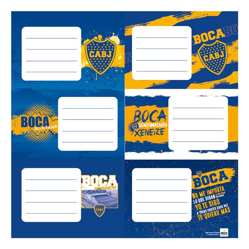 Etiqueta Escolar Mooving (2X6) Boca Jrs 301111