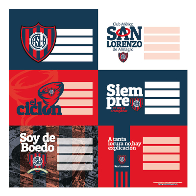 Etiqueta Escolar Mooving (2X6) San Lorenzo 301184