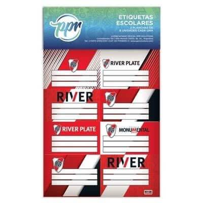 Etiqueta Escolar Ppr River Plate 2X8