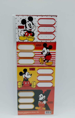 Etiqueta Escolar X 12 Unid Oliver Mickey