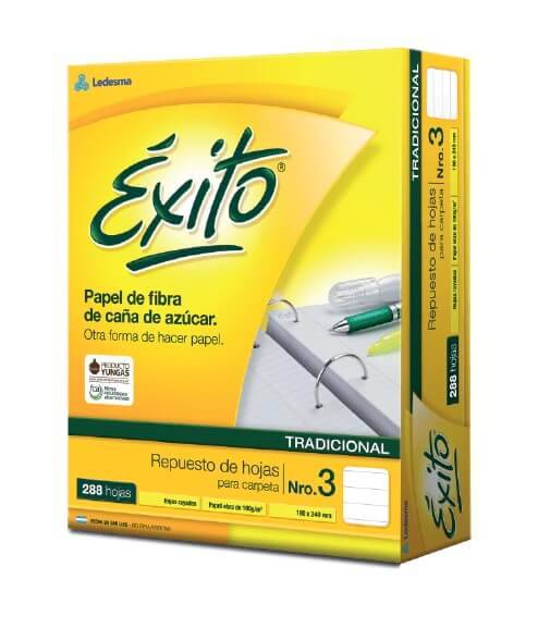 Repuesto Éxito Ecologico Nº3 X 288H Rayado