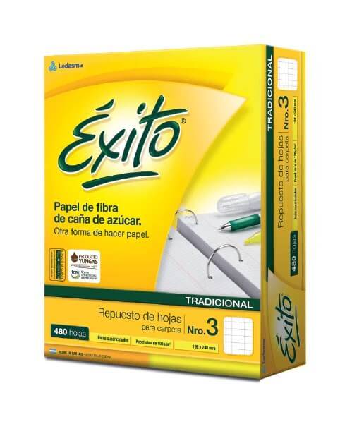 Repuesto Éxito Ecologico Nº3 X 480H Cuadriculado