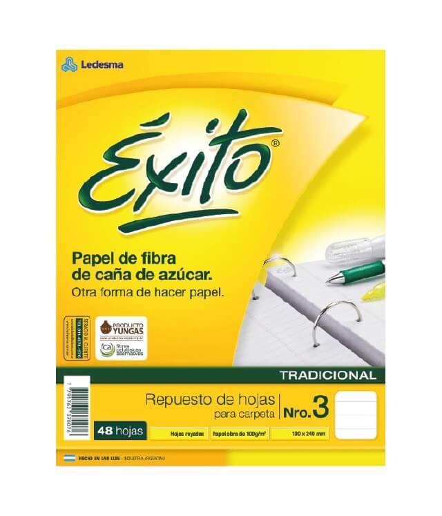 Repuesto Éxito Ecologico Nº3 X 48H Rayado