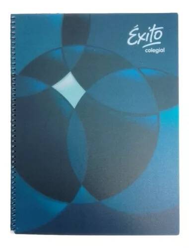 Cuaderno Éxito E7 21X27 C/Esp T/Poliprop 60 Hjs Cuadriculado Azul