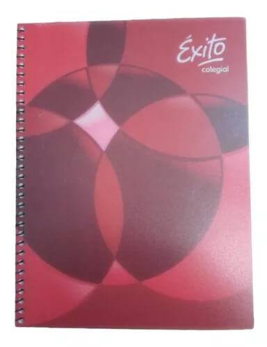 Cuaderno Éxito E7 21X27 C/Esp T/Poliprop 60 Hjs Cuadriculado Rojo