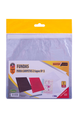 Funda Pvc 2626 P/Carpeta N°3 X 3 Unid