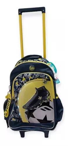 Mochila Footy C/Carro F3241 Futbol Botin Amarillo 18 C/Led