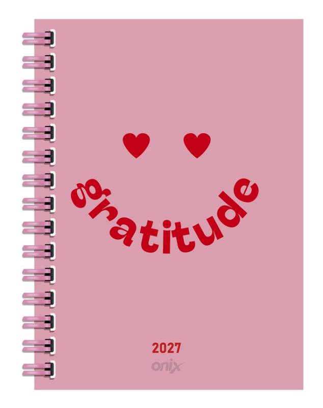 Agenda Onix 2027 C/Esp Feeling Rosa 10X15 Diaria Td 320 P
