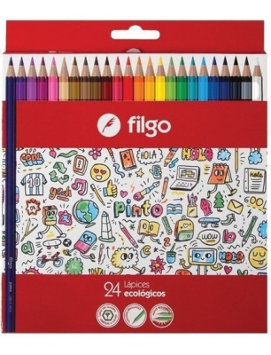 Lapices De Colores Filgo Pinto X 24 Largos