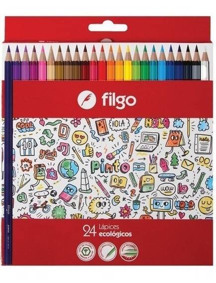 Lapices De Colores Filgo Pinto X 24 Largos