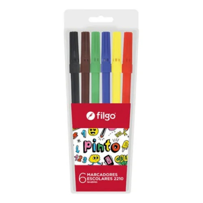 Marcadores Filgo Económico Estu X 6 Colores 2210