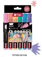 Marcadores Filgo Tnt 3.0 Al Agua Estuche X 6 Pastel