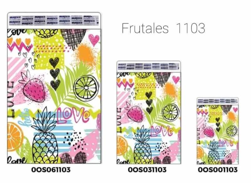 Sobre Bolsa P/Regalo Muresco 9 X 13 Cm 1103 Frutales Paq X 50