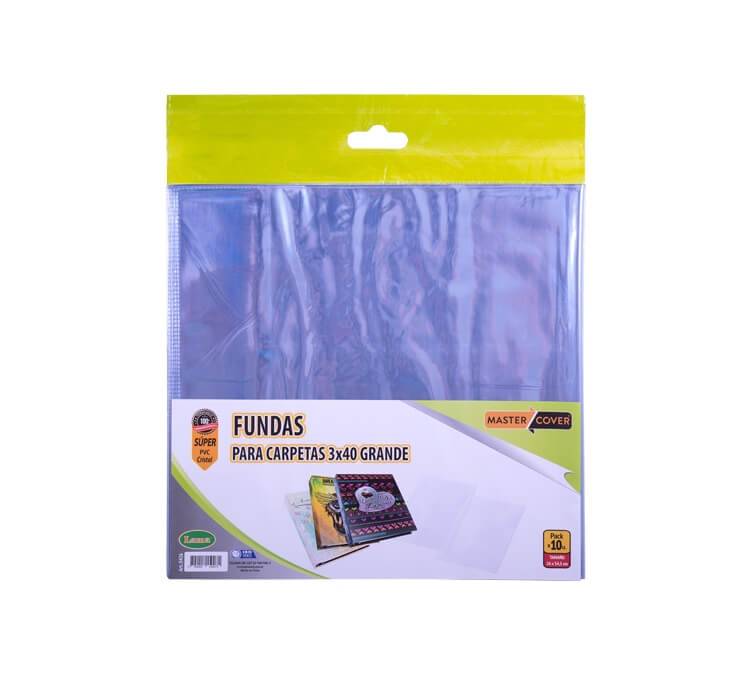 Funda Pvc 5426 P/Carpeta Gde Paq X 10