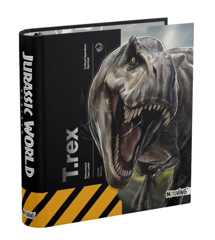 Carpeta 3Ø40M Mooving Jurassic World Cartoné 1232