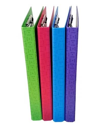 Carpeta 2Ø20Mm Gadri A4 C/Portablock Celeste
