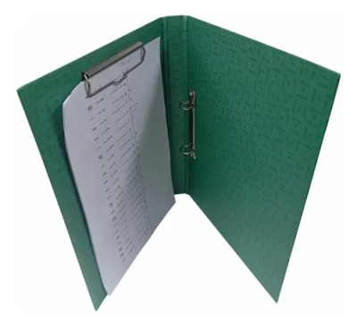 Carpeta 2Ø20Mm Gadri A4 C/Portablock Verde