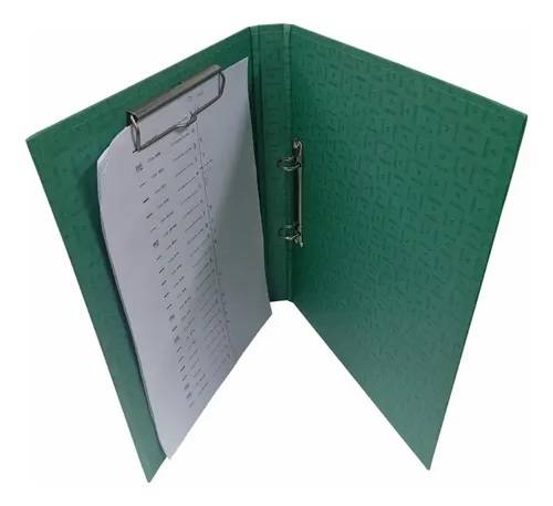 Carpeta 2Ø20Mm Gadri A4 C/Portablock Verde
