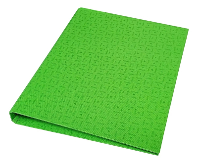 Carpeta 2Ø20Mm Gadri A4 C/Portablock Verde Manzana