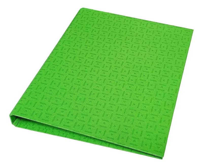 Carpeta 2Ø20Mm Gadri A4 C/Portablock Verde Manzana