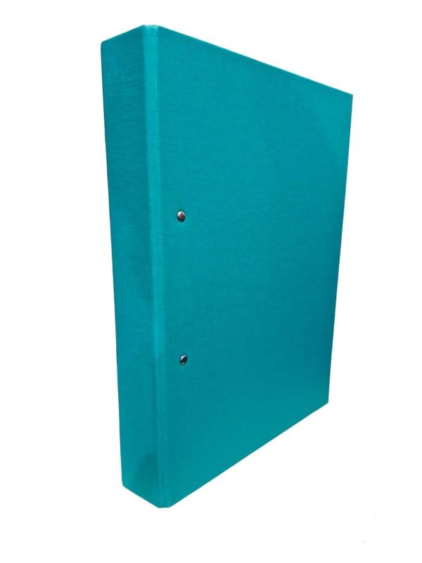 Carpeta 2Ø40Mm Gadri Forrada Oficio Verde
