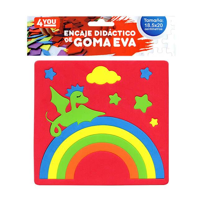 Goma Eva 4You Encastre Arco Iris 18,5 X 20 Cm