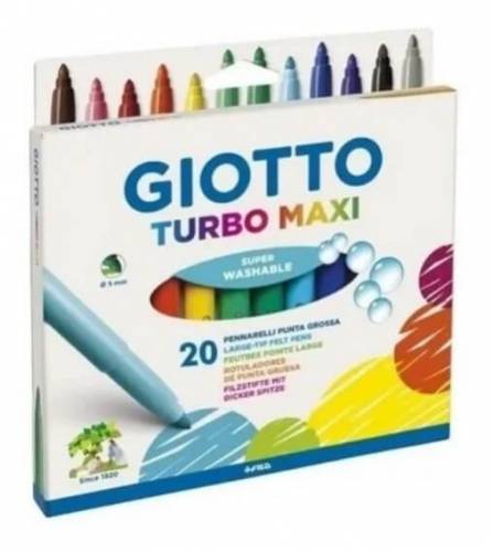 Marcadores Giotto Turbo Maxi X 20 Colores