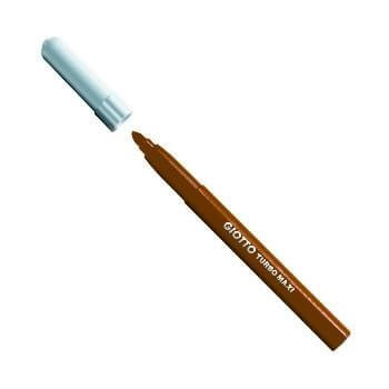 Marcador Giotto Turbo Maxi Al Agua Marron