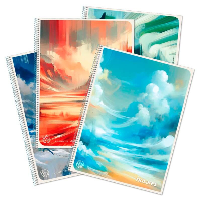 Cuaderno Husares Diseño Ry 16X21 C/Esp X 80 Hjs Rayado 6300