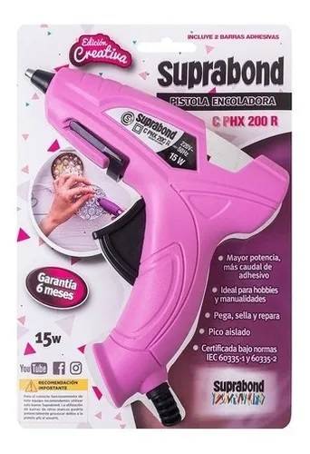 Pistola Encoladora Suprabond Rosa Hx200