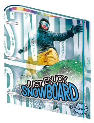 Carpeta 3Ø40Mm Inkdrop Snowboard 300084
