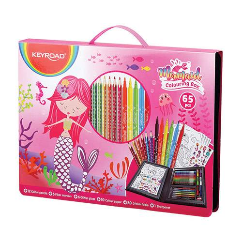 Kit Marcadores Keyroad Maletin Sirena 65P Kr972160