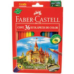 Lapices De Colores Faber Ecolapiz X 36 Largos