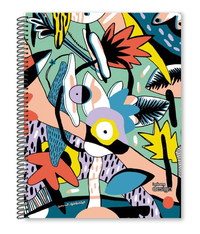 Cuaderno Ledesma Design 29,7 C/Esp X 80 Hjs Rayado