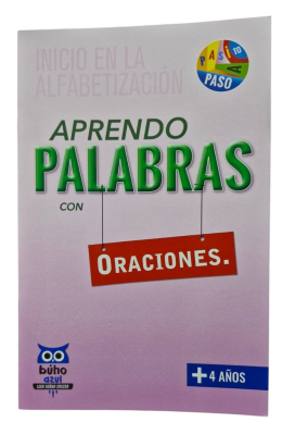 Libro De Alfabetización Aprendo Palabras Con Oraciones Lesa Ed