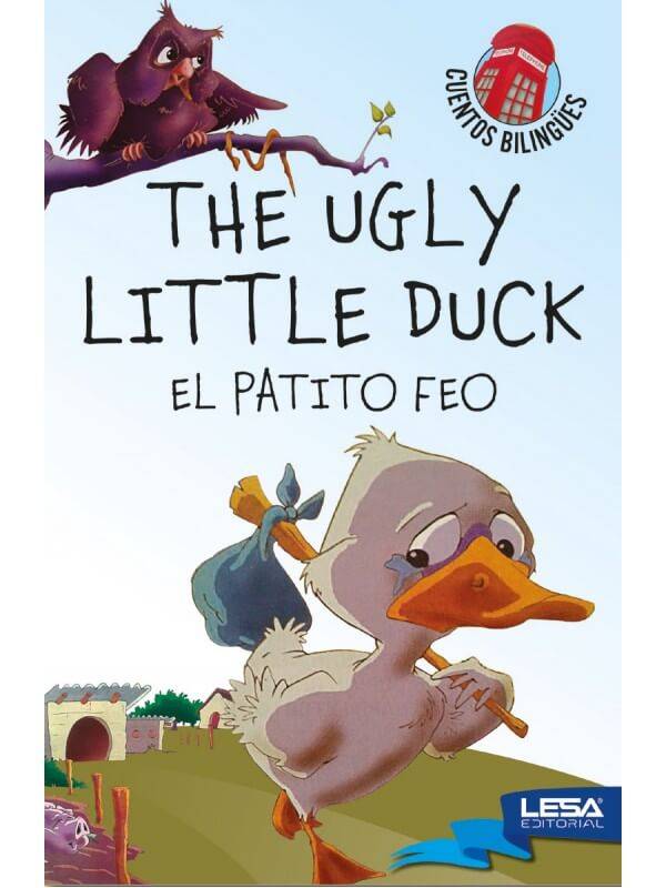 Libro Cuentos Bilingüe El Patito Feo Lesa Editorial
