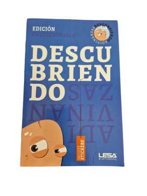 Libro Descubriendo Adivinanzas C/Sticker Azul Lesa Editorial