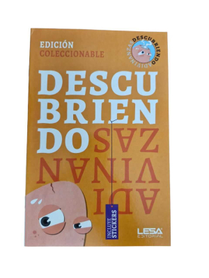Libro Descubriendo Adivinanzas C/Sticker Naranja Lesa Editorial