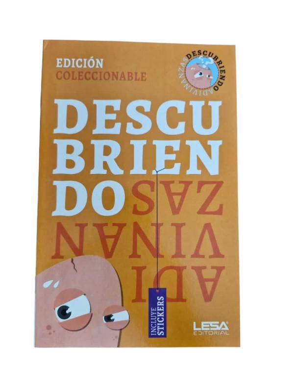 Libro Descubriendo Adivinanzas C/Sticker Naranja Lesa Editorial